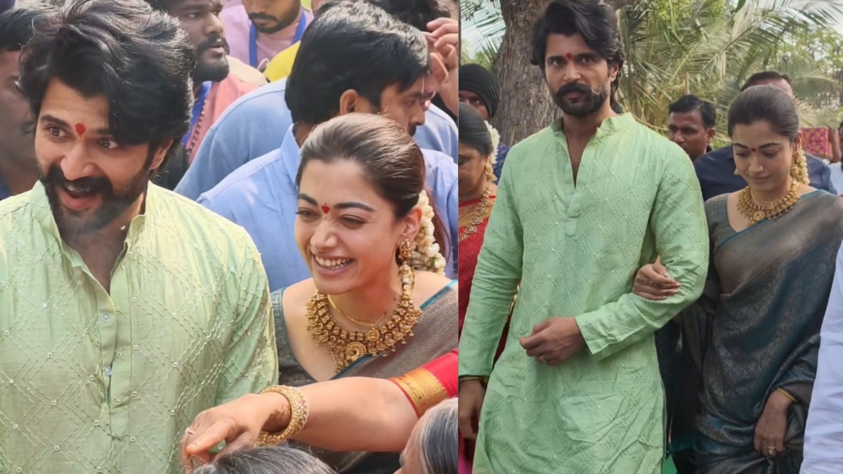 Rashmika Mandanna and Vijay Deverakonda Visit Tamil Nadu CM Vijay